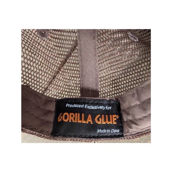 Gorilla Glue Camo Baseball Mesh Trucker Hat New Embroidered Patch Adjustable - Picture 6 of 7